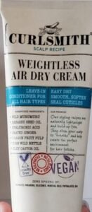 weightless air dry cream by curlsmith