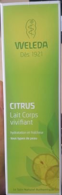 Weleda Lait corps vivifiant Citrus