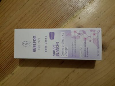 Weleda Weleda Bébé Derma Crème protectrice visage Mauve blanche