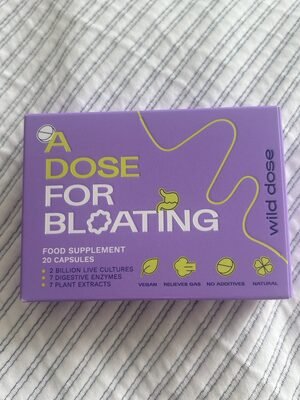 Wild Dose Wild Dose; dose for bloating capsules